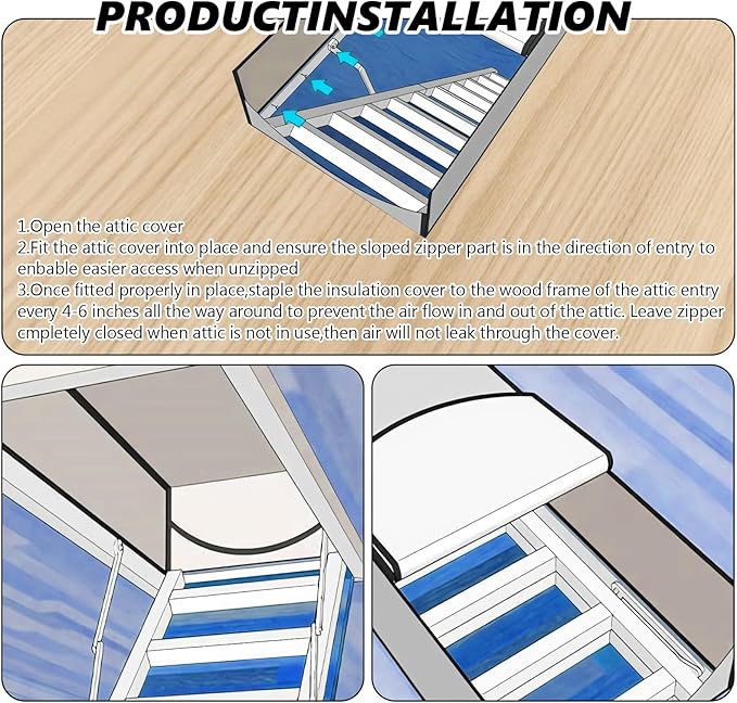 Pull-Down Attic Access Insulation Cover