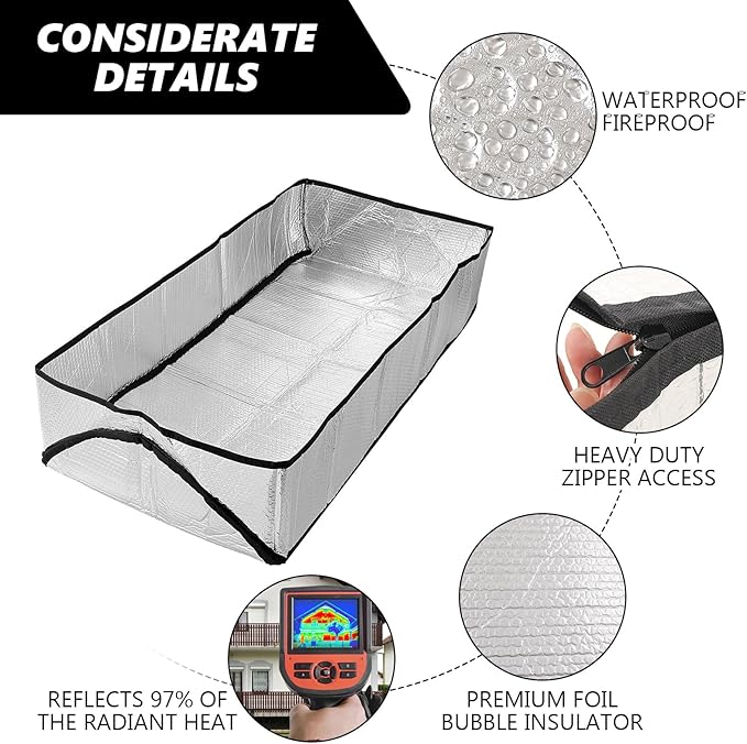 Pull-Down Attic Access Insulation Cover
