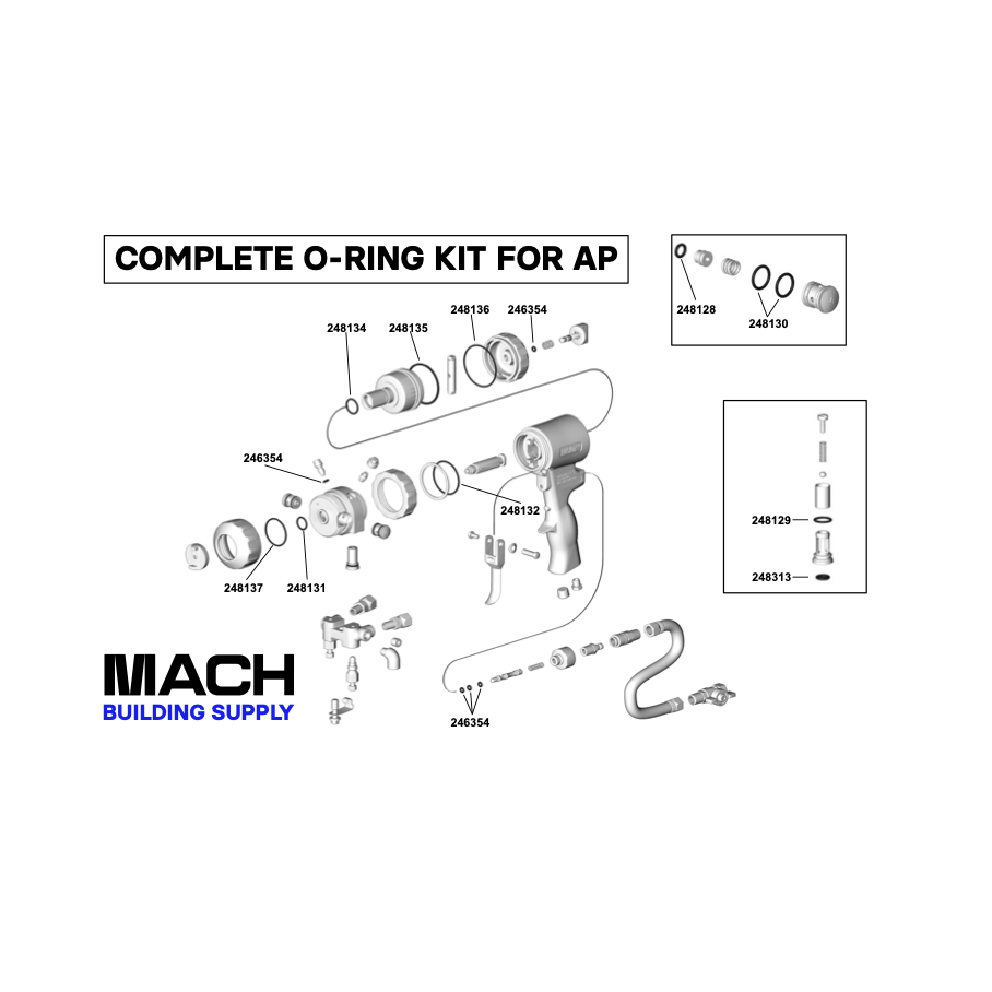 Fusion AP O-Ring Kit (6 Full Rebuilds)