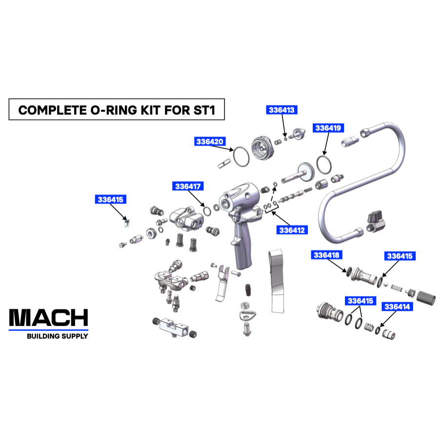 ST1 - O-Ring Kit (6 Full Rebuilds)