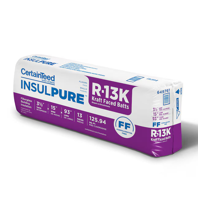R13 Faced 15"x105" CertainTeed [142.19 sq ft]